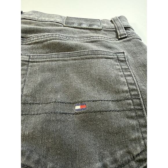 Mens 34x31 Slim Straight Tommy Hilfiger Dark Charcoal Grey Jeans - Picture 5 of 9